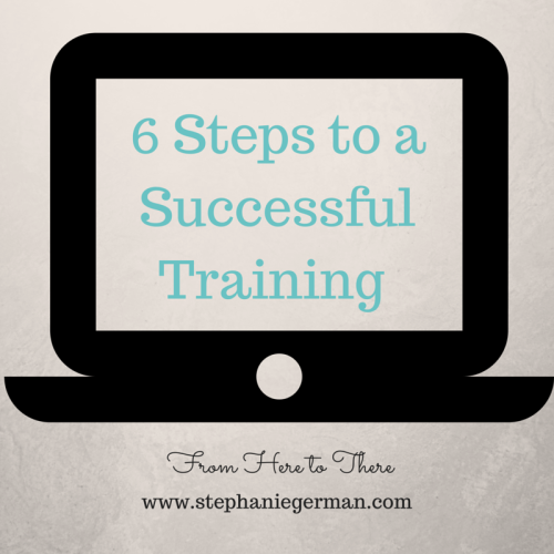 6 Steps to a Successful Training (1)